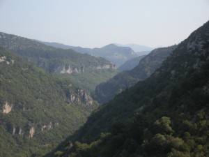 Madières : les gorges de la vis